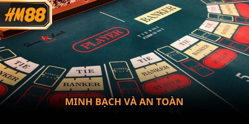 Mọi giao dịch nạp, rút tiền và đặt cược đều được bảo mật nghiêm ngặt