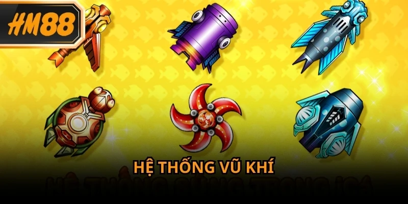 Mỗi loại vũ khí trong Bắn cá Ngũ Long đều sở hữu cơ chế hoạt động riêng