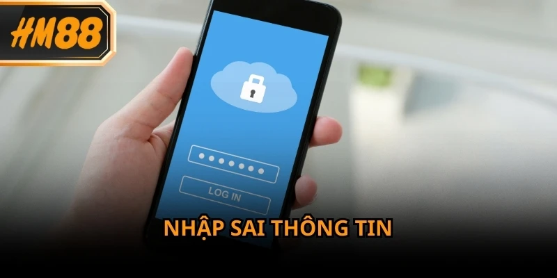 Nhập sai thông tin đăng nhập quá nhiều lần có thể khiến tài khoản bị khoá