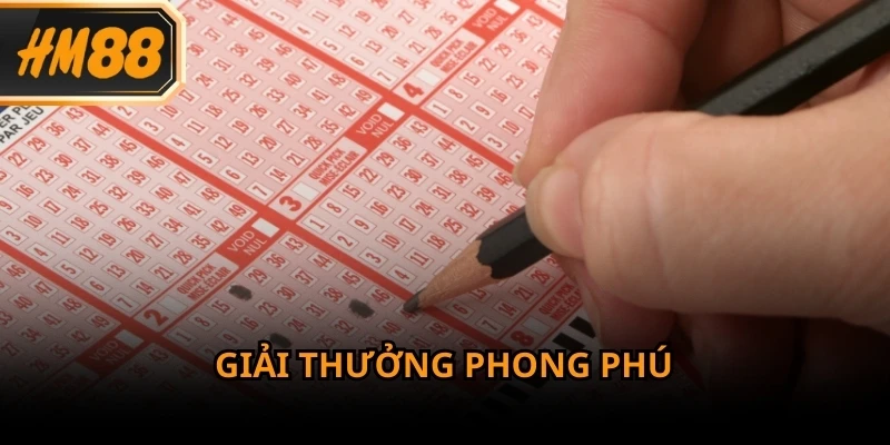 Hệ thống giải thưởng xổ số Mark Six được xây dựng theo nhiều cấp độ